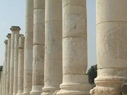 Roman Pillars Stock Footage