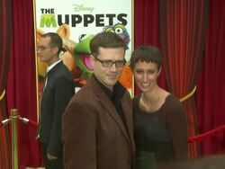 Angus MacLane (L) at the The World Premiere of Walt Disney's 'The Muppets' at Hollywood CA. (Footage by WireImage Video/Getty Images Entertainment Video) Stock Footage