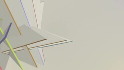 Abstract Rotating 3D Shape Stock Footage