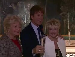Judith Charmers, Cliff Richard, Gloria Hunniford at The Lady Taverners Tribute Lunch to Sir Cliff Richard at Dorchester Hotel on November 09, 2012 in London, England (Footage by WireImage Video/Getty Images) Stock Footage