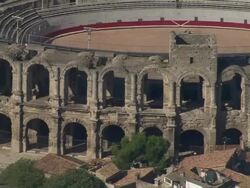 Arle Amphitheatre Stock Footage