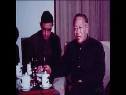 SYND 29 12 78 PENG PIAO INTERVIEW ON SALE OF HARRIER JETS News Clip