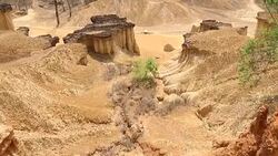 Phae Muang Phi, Ghost Canyon, Thailand Stock Footage