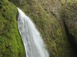 waterfall in Oregon Stock Footage