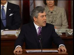 UK PM Brown speech to US Congress News Clip