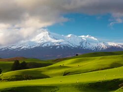 TIME LAPSE: Mt Ruapehu New Zealand Stock Footage