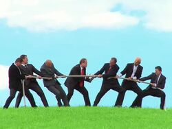 HD: Business Tug Of War Stock Footage