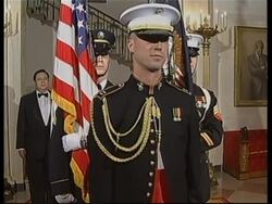 Bush hosts dinner for Philippine President News Clip