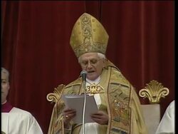 Pope Benedict Xvi Gives Urbi Et Orbi Blessing News Clip