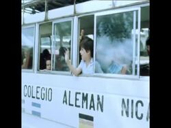 SYND 5 6 79 GERMAN CITIZENS WAIT TO LEAVE AND PRESIDENT SOMOZA PRESS CONFERENCE News Clip