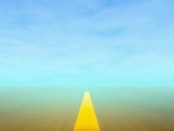 Road to Horizon Stock Footage