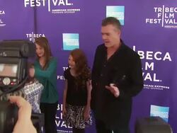 Ray Liotta at the Premiere Of 'Snowmen' - 9th Annual Tribeca Film Fest at New York NY. (Footage by WireImage Video/GettyImages) Stock Footage