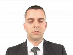 PAL: Boring Businessman Stock Footage