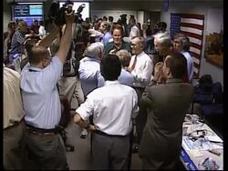 NASA celebrates as Opportunity rover lands on Mars News Clip