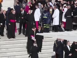 B-ROLL - The Inauguration Mass For Pope Francis at St. Peter's Square on March 19, 2013 in Vatican City, Vatican. (Footage by Giulio Origlia/Getty Images) Stock Footage