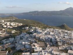 Castro Village, Milos Island, Greece Stock Footage