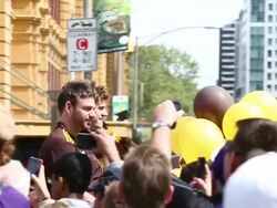 AFL Grand Final Parade Stock Footage