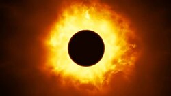 Black Hole Sun Stock Footage