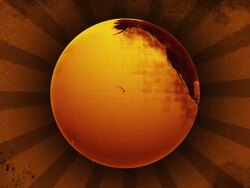 Old Grunge Earth HD Stock Footage