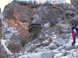 HD: Hiking In The Mountains Stock Footage