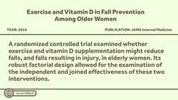More On Vitamin D Instructional Video