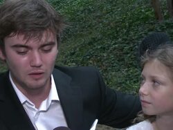 INTERVIEW: Cameron Bright on feeling before the premiere, how the story is universal at the  Little Glory: Premiere - 6th International Rome Film Festival on October 31, 2011 in Rome, Italy (Footage by WireImage Video/Getty Images) Stock Footage