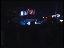 Halloween party with Pink and Berlin Stock Footage