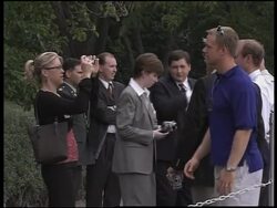 Bush arrives ahead of speech on hurricane Katrina News Clip