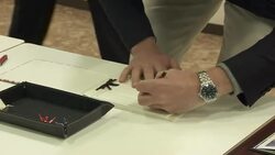 Prince William signs tsunami museum visitors book News Clip