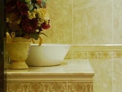 With tiled interior space. Stock Footage