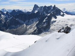 Mer du Glace time lapse, French Alps Stock Footage