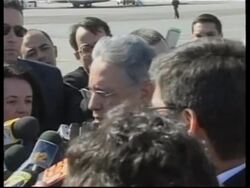 Brazilian president arrives for talks News Clip