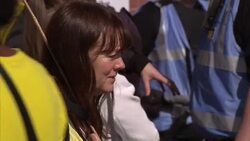 Hundreds turn out to protest ahead of a vote that could approve two shale gas exploration sites in Lancashire News Clip