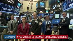 NYSE Holds Moment of Silence for Slain Police Officers News Clip
