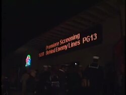 'Behind Enemy Lines' Premiere Stock Footage