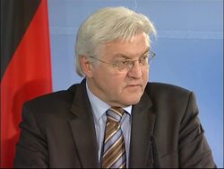 FM Steinmeier news conference ahead of Annapolis talks News Clip