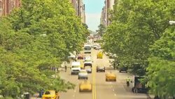 New York City Streets Zoom Stock Footage