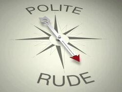 Polite Versus Rude Stock Footage