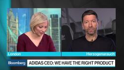 Adidas CEO Says â€˜Not Happy Where We Areâ€™ in the U.S. News Clip