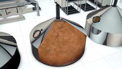 Filtering mash Stock Footage