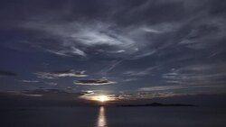 Sunset at the sea Stock Footage