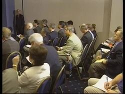 USA: NEWS CONFERENCE ON MILLENIALIST TERRORISM News Clip