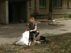 Conflict In Ukraine â€“ Separatist Controlled City Of Ilovaisk Stock Footage