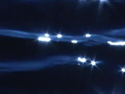 Sparkling waves in the water Stock Footage