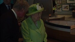 The Queen and Duke of Edinburgh visit the Giant's Causeway News Clip