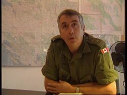 CROATIA: KNIN: 700 SERB REFUGEES STRANDED AT UN BASE News Clip