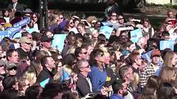 CLEAN : Clinton says dont be put off by long lines to vote News Clip