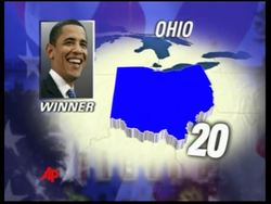 Obama wins Ohio, McCain wins Louisiana News Clip