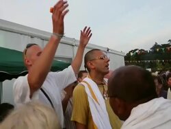 Janmashtami Festival The Largest Hindu festival Outside India Stock Footage