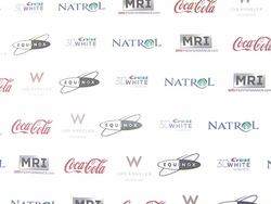 ATMOSPHERE - Signage at CW3PR Presents Gold Meets Golden At Equinox Sports Club Hosted By Nicole Kidman 1/12/2013 in Los Angeles, CA.(Footage by WireImage Video/Getty Images Entertainment Video) Stock Footage